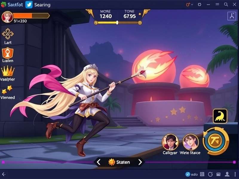 Saffron Flash Champion gameplay screenshot